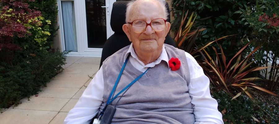 D-Day veteran Geoffrey Scovell from Great Oaks in Bournemouth