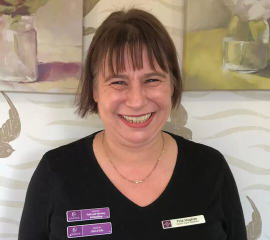Encore Hamble Heights care practitioner smiling